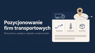 Pozycjonowanie firm transportowych, logistycznych i przeprowadzkowych
