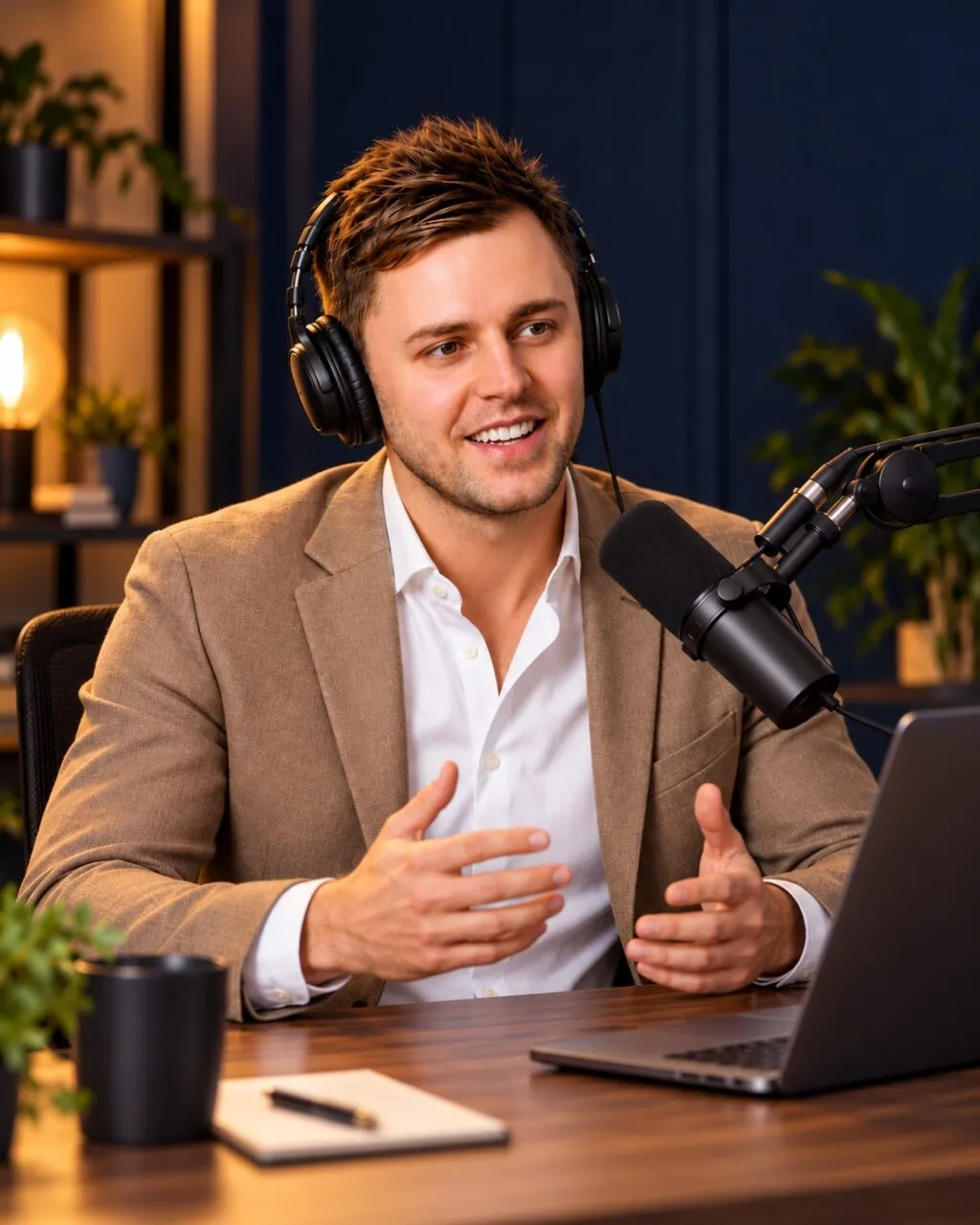 Piotr Starzyński nagrywa SEO Podcast Up&More